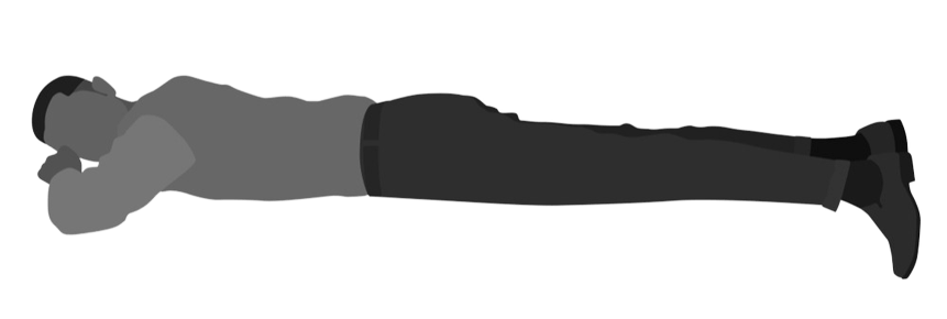 Stomach sleeping position